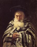 Ilia Efimovich Repin Great Jewish prayer oil painting picture wholesale